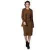 Selvia Western Dress for Women|Solid Lycra Western Dress for Women|Round Neck Shrug with Bodycon Dress for Women|Two Pie