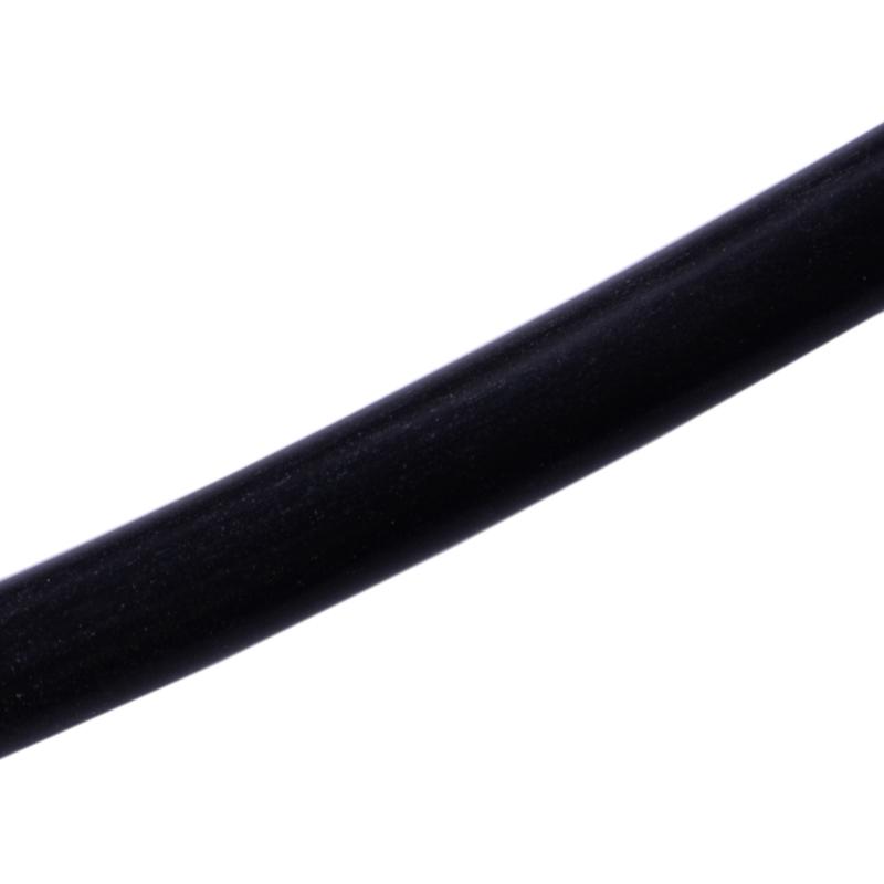 Universal Black Silicone 10ft Air Vacuum Fuel Hose Tube Pipe Line ID 4mm OD 9mm