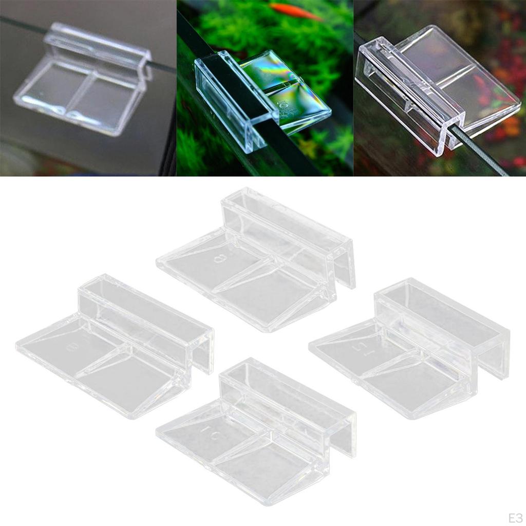 10 klipů na síťku do akvária pro bezpečné skleněné víko