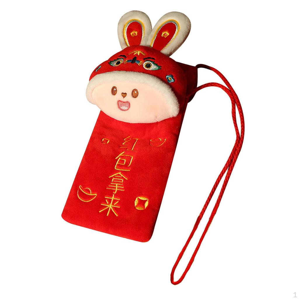 Red Pocket Money Envelopes Chinese Hong Bao Envelope for Birthday and Wedding