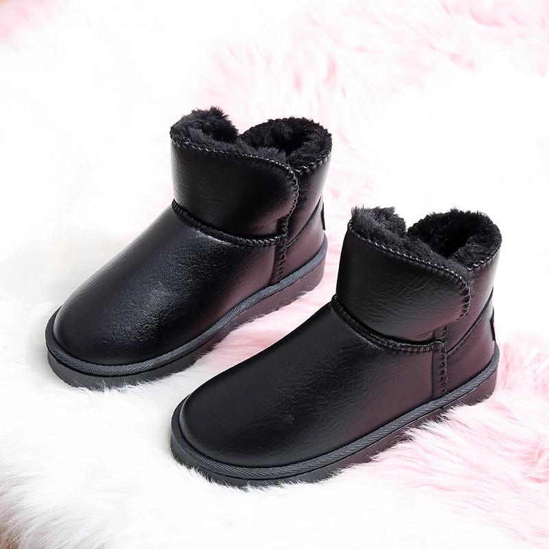 Fashion Large Size Women's Boots Platform Casual Snow Boots Women 2024 New Fashion Winter Low-tube Warmth Cotton Shoes Ladies Short Boot