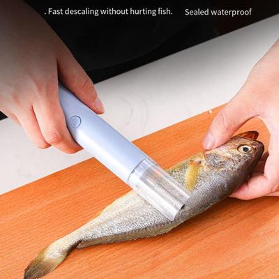 Elektrischer Fischschuppenentferner, kabelloser Fischschuppenreiniger, wiederaufladbarer, wasserdichter Fischschupper mit Akku mit großer Kapazität, Fischhaut aus Edelstahl