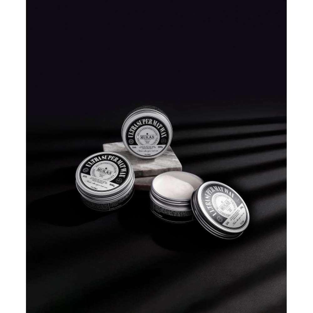 Mukan Hair Wax Pomade Hair Spray 4 Types Matte Wax 2 Pieces NONE