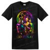 Coldplay Rock Band Rainbow Portrait T Shirt Colorful Music Fan Graphic Art Tee