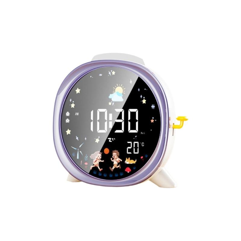 

Digital Alarm Clock And Night Light Function Intelligent Time Display Soft Lighting For Women Kids Bedsides Table clock