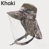 Mosquito Hat with Hidden Net Mesh Repellent Insect Bee Protection Fishing Hat Men Women Outdoor Camping Sunscreen Fishing Cap