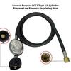 Efficient Gas Regulator with Hose Universal Gas Grill Regulator and Hose for Most Gas Grill Easy To Installation