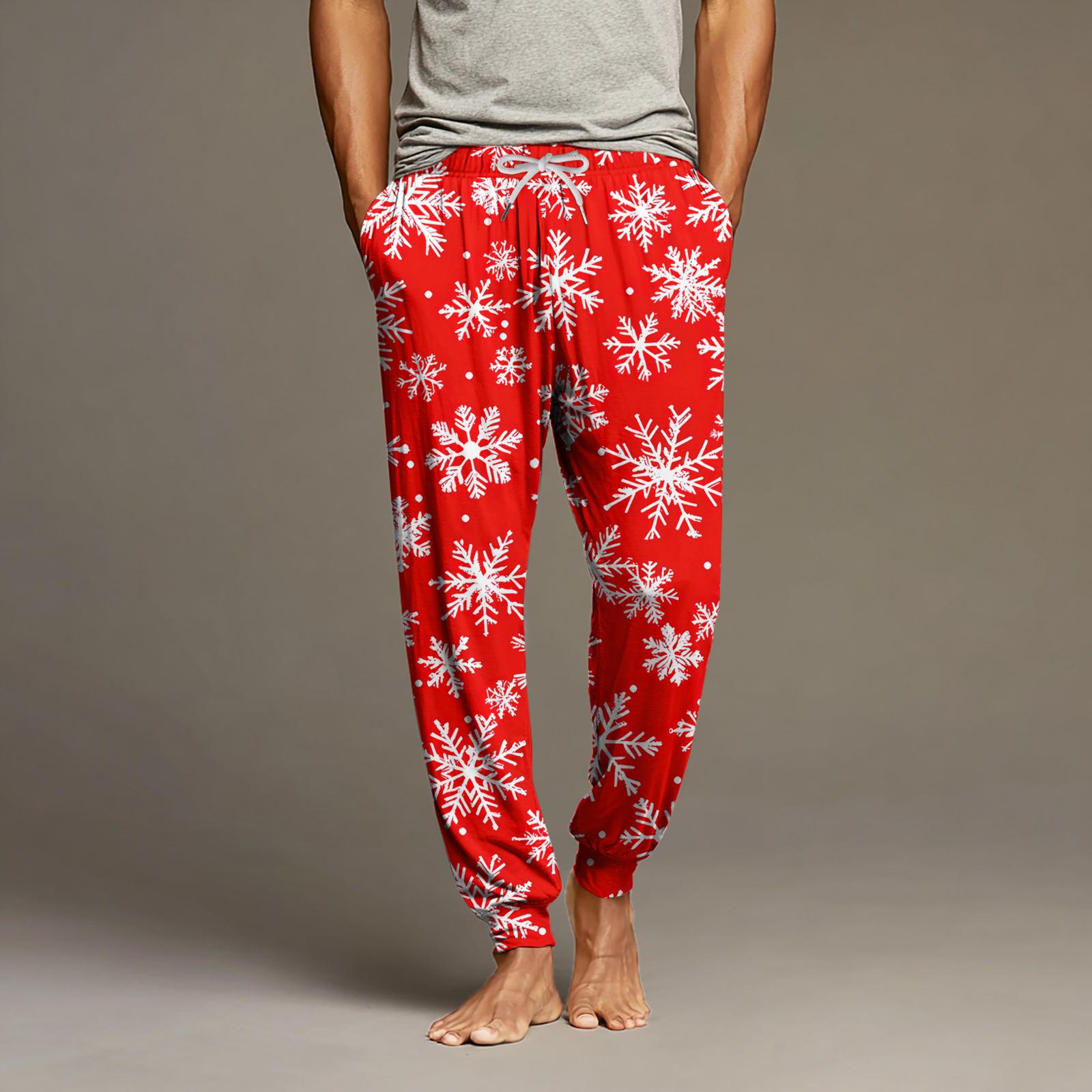 

Мужские повседневные брюки с карманами на кулиске и манжетами, домашние брюки для сна XXL