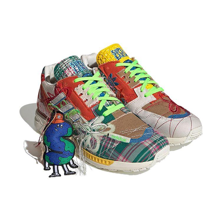 Sean Wotherspoon x adidas ZX 8000 Серия A-ZX - Super Earth Унисекс Кроссовки Многоцветные Облачно-белые Красные GZ3088