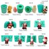 Silicone Cake Decorating Candle Mold Chocolate Candy Baking Molds for Xmas Party Home Decoration Handmade Gift Craft DIY