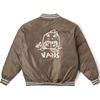 Vans x Hirono Reversible Bomber Jacket Brown Unisex VN000KPM9JC