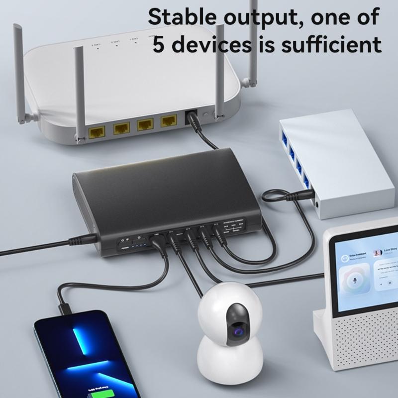 Routers Wifi Portable UPS Energy Backup 5V 9V 12V Power Supply Without Interruption 5.5x2.1mm For Modem Wifi Routers