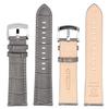 OTTOODY Watch Band, Elegant Genuine Leather Watch Band with Crocodile Pattern, 18mm, 20mm, 21mm, 22mm, Replacement Strap, Quick Release, No Tools Requ
