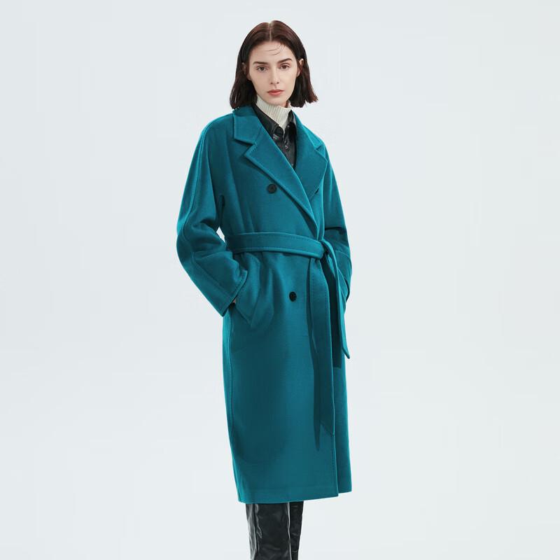 LANCY Women's French-Style Light Luxury Wool Coat