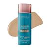 (Mediu) Fond de ten autobronzant colorat cu SPF 55 ml, textură apoasă, acoperire naturală ușoară pentru toate tipurile de ten