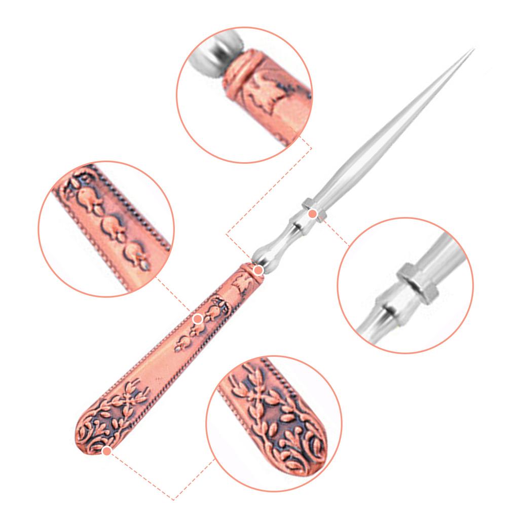 Embroidery Awl European Style Sewing Tool Sewing Awl Craft Accessories for Embroidery Leather Work Sewing