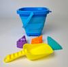 Sandbox Bucket with Toys - Blue