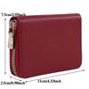 New Casual Wallet Multi-Slot Card Holder Zipper Coin Purse Small Clutch PU Money Bag Purse Cardholder Wallets for Men and Women