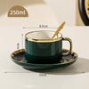 Ensemble de Tasses à Café Délicates Style Européen Petite Tasse de Luxe Célébrité Internet Tasse en Céramique Ménagère Soucoupe Thé de l'Après-midi Style Ins Moderne
