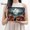 Wear-resistant Storage Bag Bag, with Smooth Zipper, Thickened Polyester Large Capacity Reusable Cosmetic Halloween Witch Pumpkin Pattern Printed Pouch