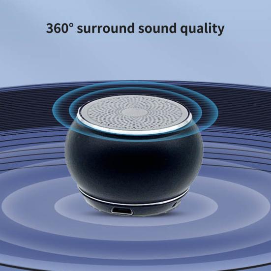 Wireless Speaker HiFi Hands-free Calling Support Interconnection Mini Portable Bluetooth-compatible5.0 Stereo Loudspeaker for Car