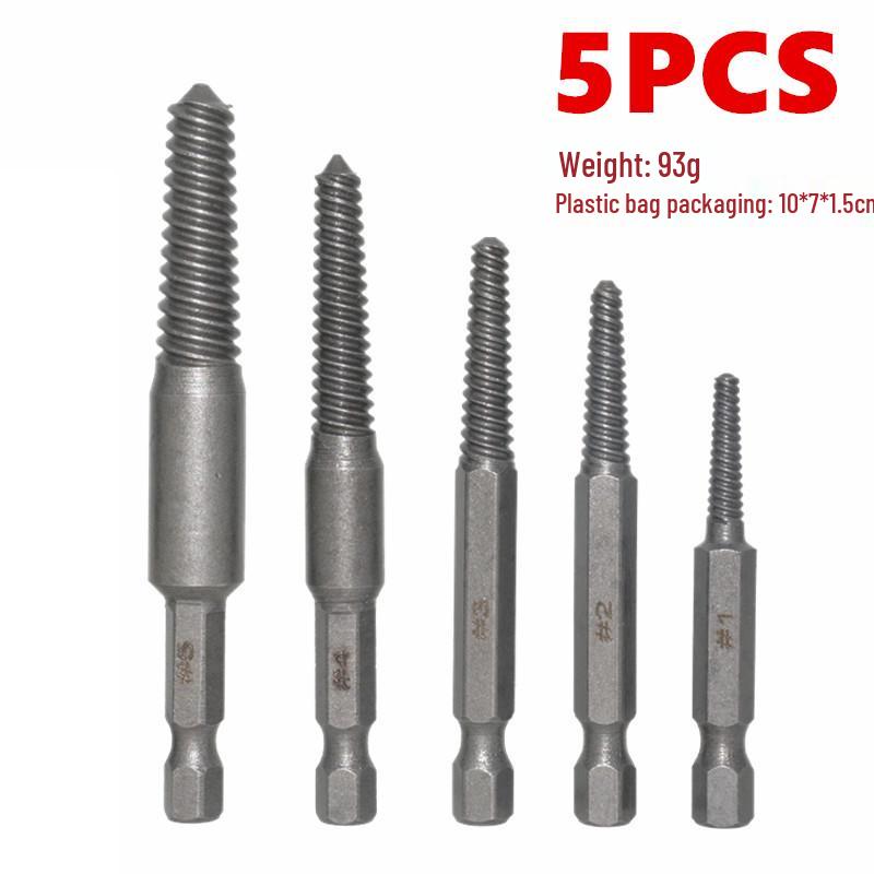 Hex Shank Screw Extractor & Bolt Removal Drill Bit Tool