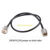 W89C Coax Cable UHF Male PL-259 To UHF Male Jumper Cable Low Loss 50ohm Coaxial Cable