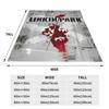 L-Linkin Rock Park Fleece Throw Blanket Blanket for Sofa Outdoor Lightweight Plush Thin Quilt