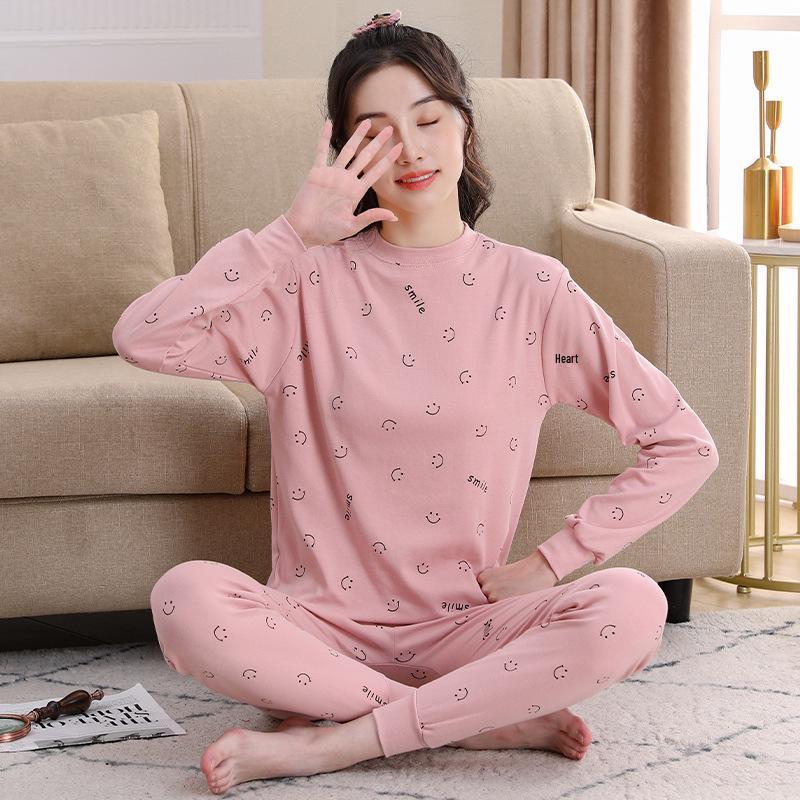 Children's Pure Cotton Thermal Underwear Set - Boys and Girls Pajamas for Autumn