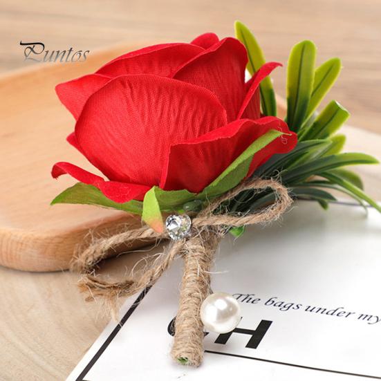 Exquisite Romantic Refreshing Groom Suit Pin Wedding Party Groomsman Coat Pin Wedding Prop