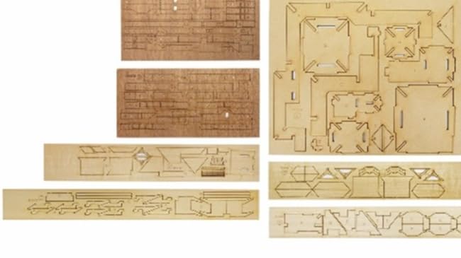 Woody JOE Matsumoto Castle Wooden Model Assembly Kit 1/250