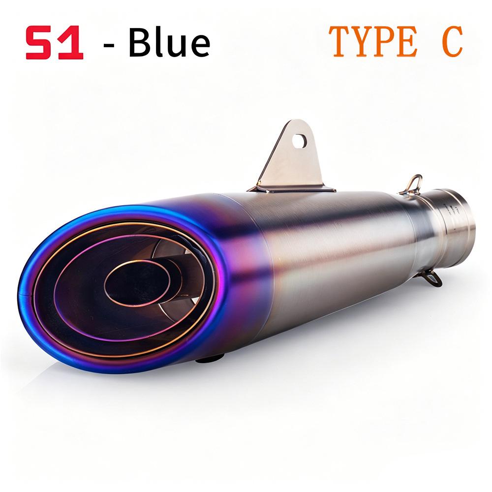 51mm Universal Motorcycle Exhaust Muffler for