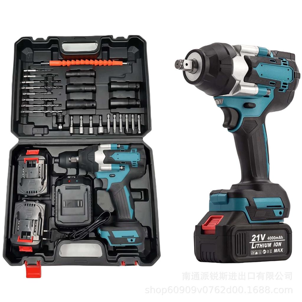 Industrial-Grade High Torque 700Nm Lithium Battery Impact Wrench for Auto Repair & Railway Use