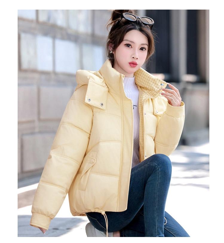 Women’s Short Detachable Hood Windproof Thicken Warm Winter Jacket