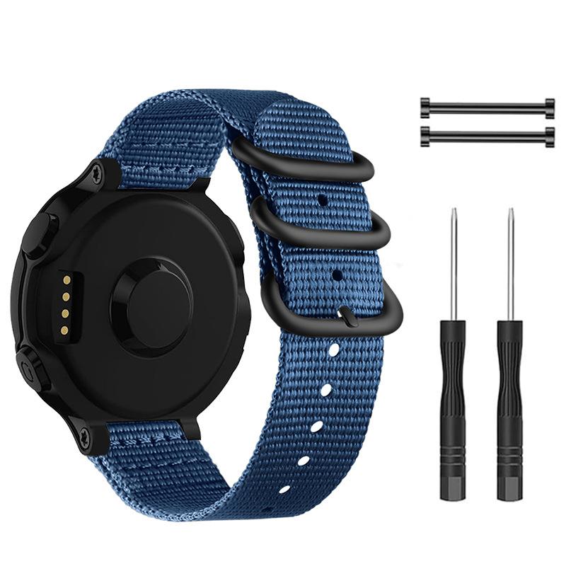 

22-15 мм нейлоновий ремінець для Garmin Forerunner 220 235 620 630 735 S5 S6 S20 Замінний браслет для годинника з інструментами For Garmin