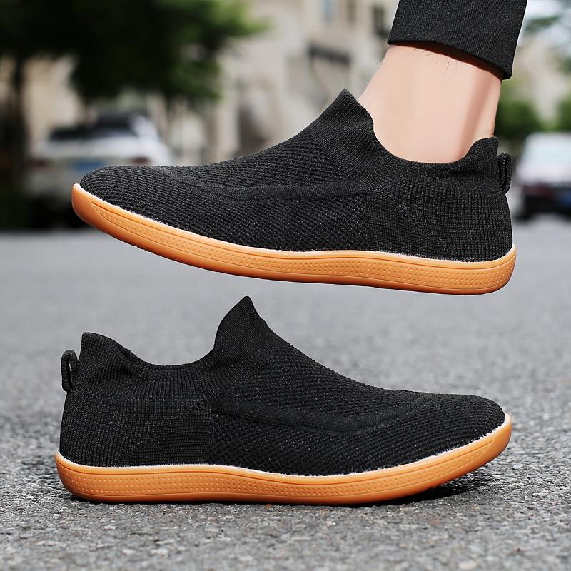 Herrenschuhe Neue Freizeitschuhe Weiche Freizeitsneaker Atmungsaktive Wanderschuhe Weite Schuhe für Herren