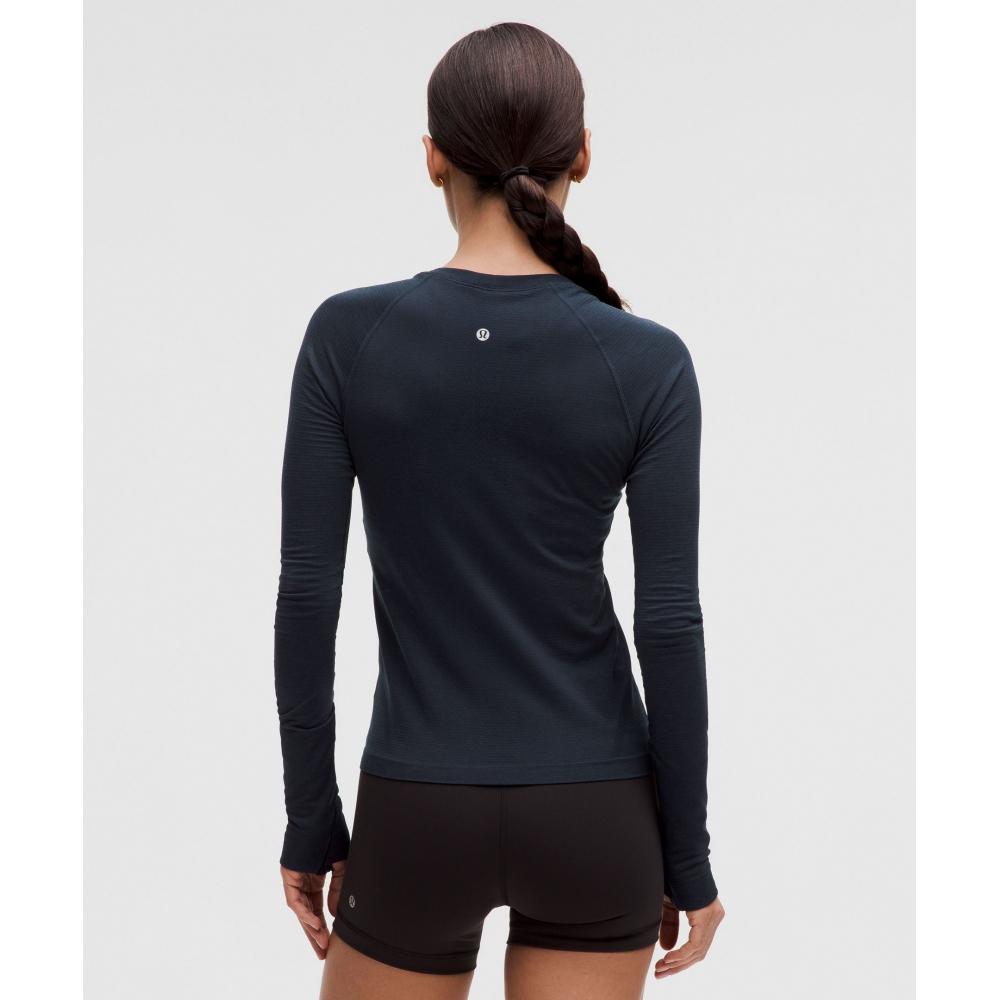Lululemon Swiftly Tech Long Sleeve Shirt 2.0  Waist Length True Navy True Navy