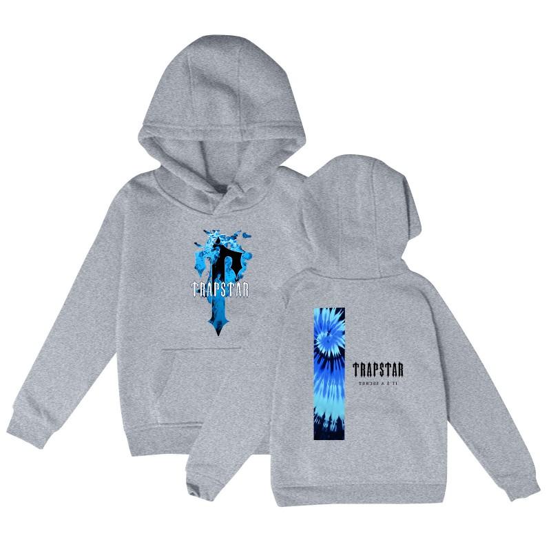 Unisex Letter Print Hooded Sweatshirt Loose Fit Long Sleeve Casual Pullover Winter