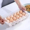 Clear Transparent Egg Storage Box Solution Container Lightweight Kitchen