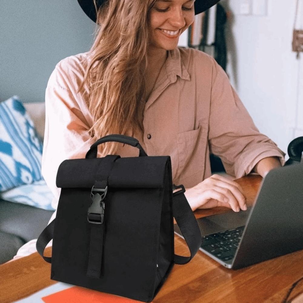 Portable Collapsible Cooler Lunch Bags Lightweight Insulated Meal Container  Camping