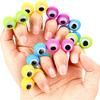 20PCS Globes oculaires en plastique amusants Bague au doigt Cadeaux de fête Cadeaux de Noël Anniversaire Prix scolaires Récompenses de classe pour adolescents Enfants