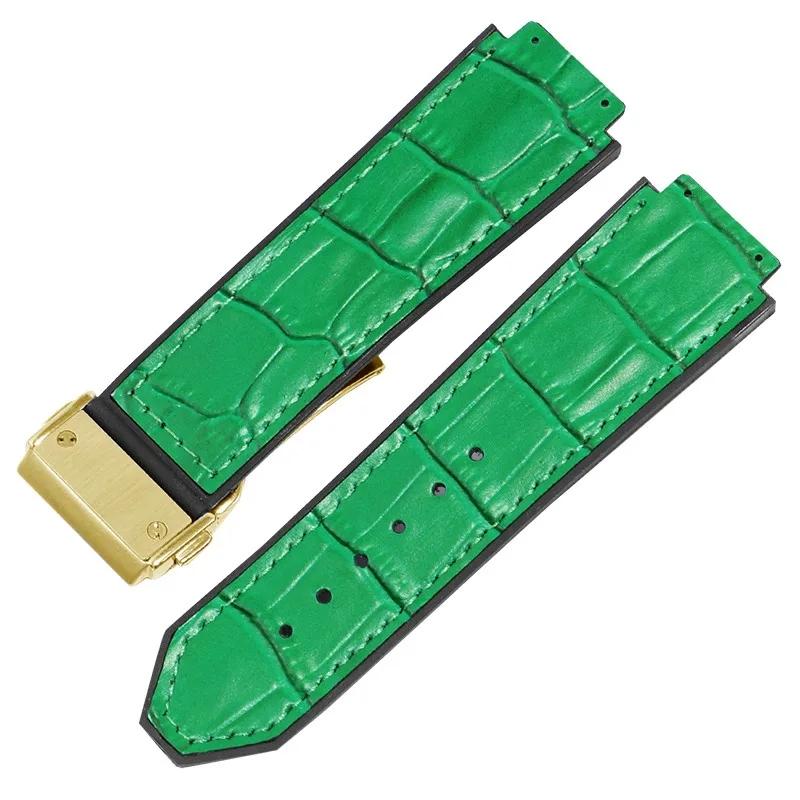 Классический ремешок для часов Hublot Big Bang Series из натуральной кожи — фото 26