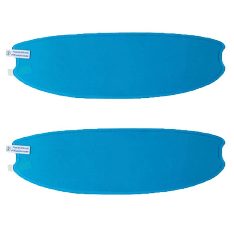 1/2Pcs Helmet Rainproof Film for Motorcycle Helmet Lens Fog Resistant Safety Driving Nano Coating Sticker Film Helmet Accessorie