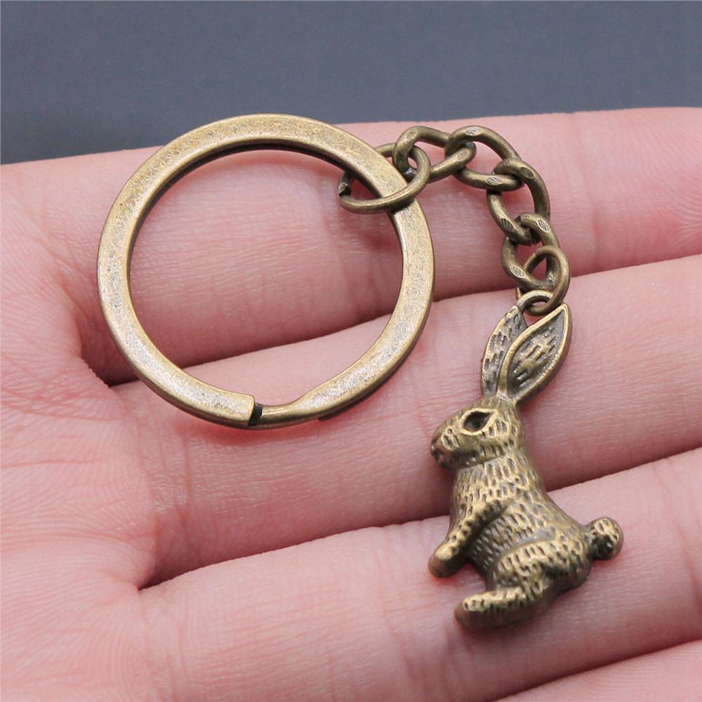 Poultry Farm Chicken Rooster Keychain for Men High Quality Initial New Year Gift Hip Hop Bag Accessory