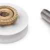 Replacement Shower Door Rollers/Runners/Wheels Grooved 19mm Diameter (19mm-4p