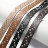 Pentagram Star Willow Nails Trend Fashion Punk Style Wide Belt Personalized Women Jeans Universal Belt Women