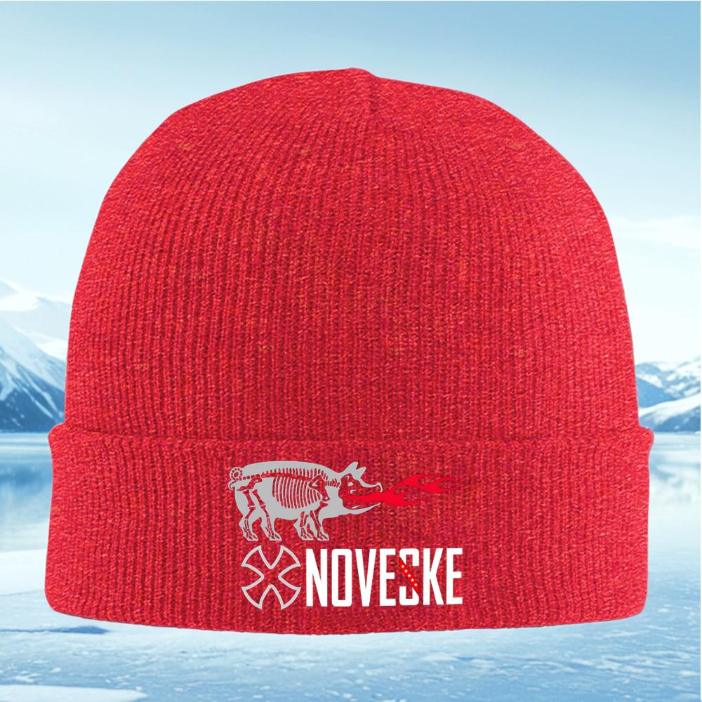 

Pig skeleton fire logo design Men Women Unisex Knitted Hat Beanie Pullover Cap Winter Thermal Warm Christmas Outdoor Cycling Hik