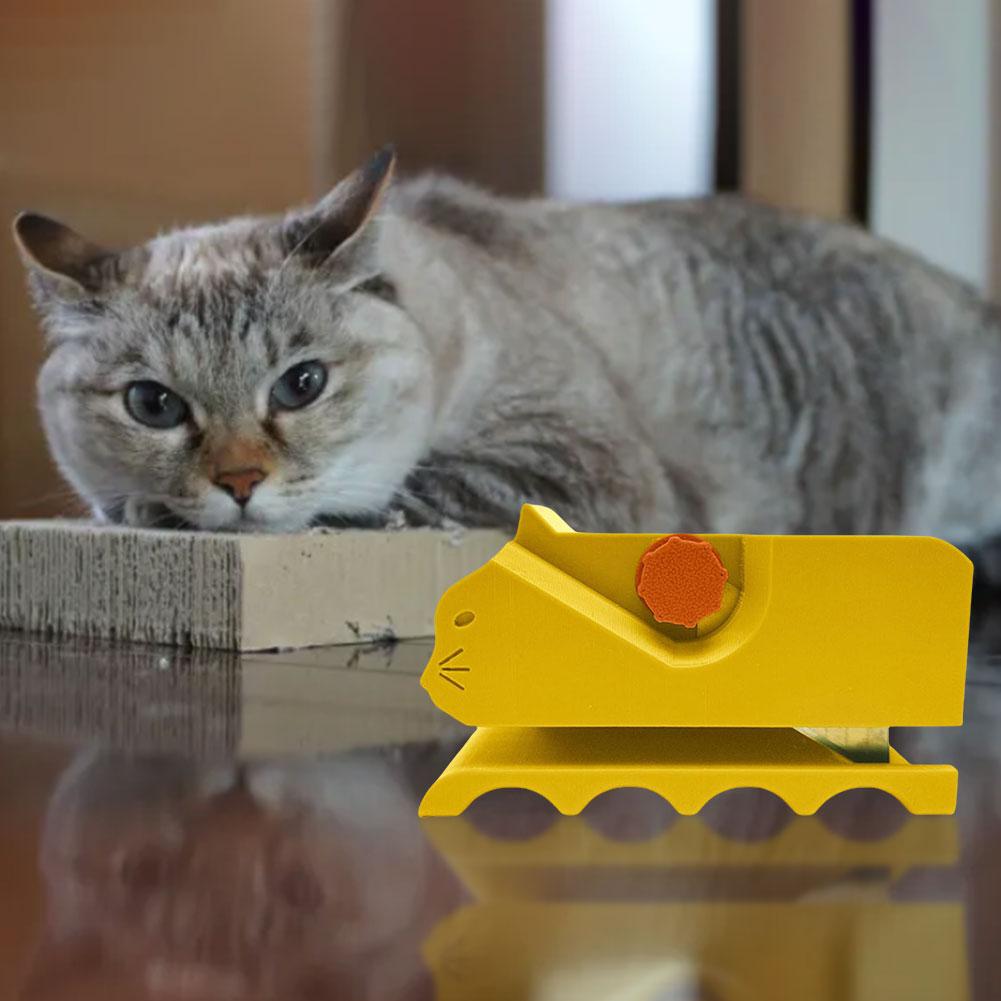 Cardboard Cutter for Cat Scratching Board 3D Printed Card Board Cutter Creative Box Cardboard Tool Handheld Cardboard Scratcher