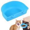 Plastic Hanging Pet Bowl With Hook Dog Drinking Water Bowl Feeding Cup Pet Cat Food Bowl For Small Dogs RabbitFeeder Guinea Pig