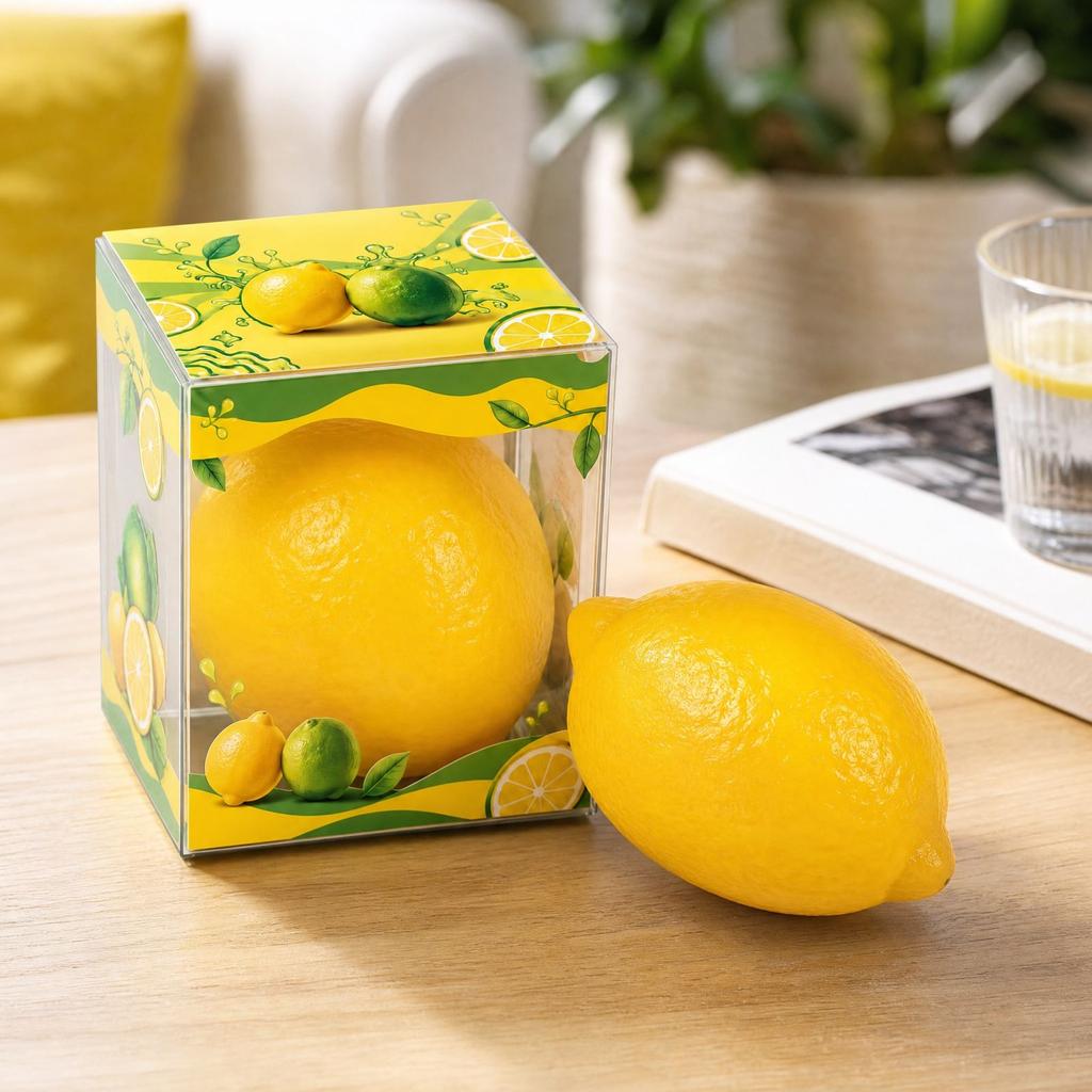 Colorfast Lemon Petroleum Toy Gift Box, Sensory Toy
